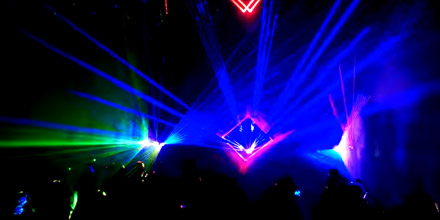 Проведение лазерных дискотек 