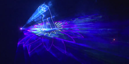 Лазерное шоу Юбилей